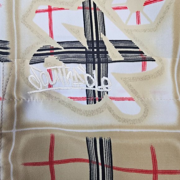 VTG Southpole Shirt Men's Large Nova Check Plaid Style Button Up Hip Hop Retro - Picture 7 of 10